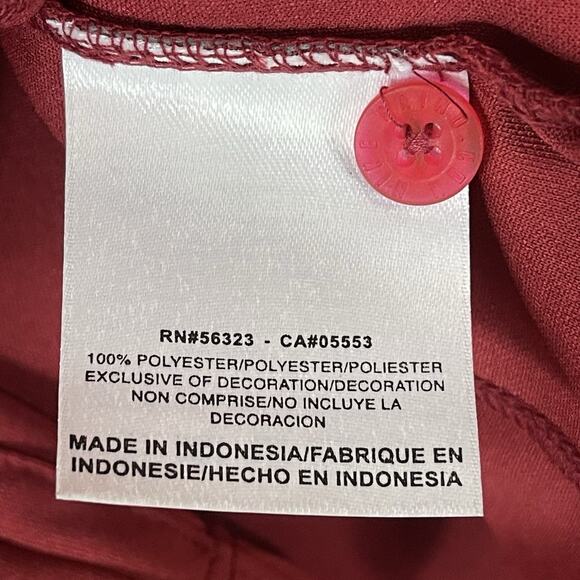 Nike Polo Shirt Womens XL Red Alabama Crimson Tide Performance Dri‎ Fit Stretch - Picture 7 of 11